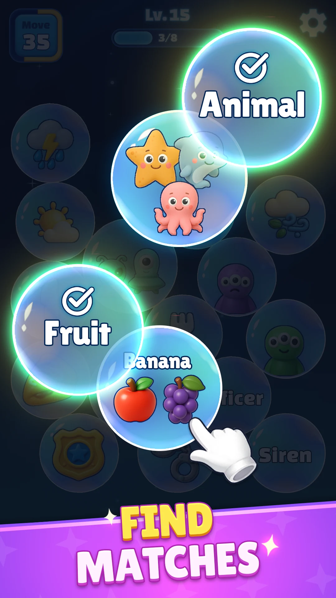 Bubble Sort: Brain Match screenshot